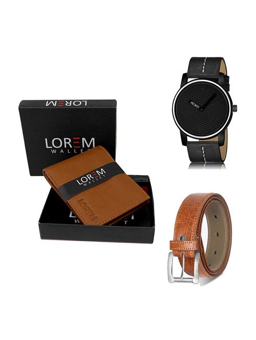 belt, wallet & watch gift combo - 19358258 - Very Small Image - 1