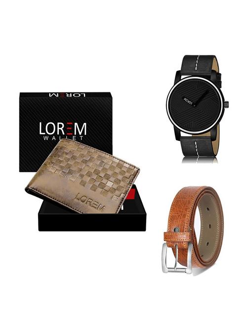 belt, wallet & watch gift combo - 19358291 - Very Small Image - 1