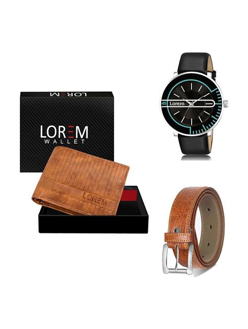 belt, wallet & watch gift combo - 19358509 - Very Small Image - 1