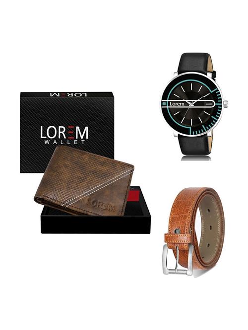 belt, wallet & watch gift combo - 19358512 - Very Small Image - 1