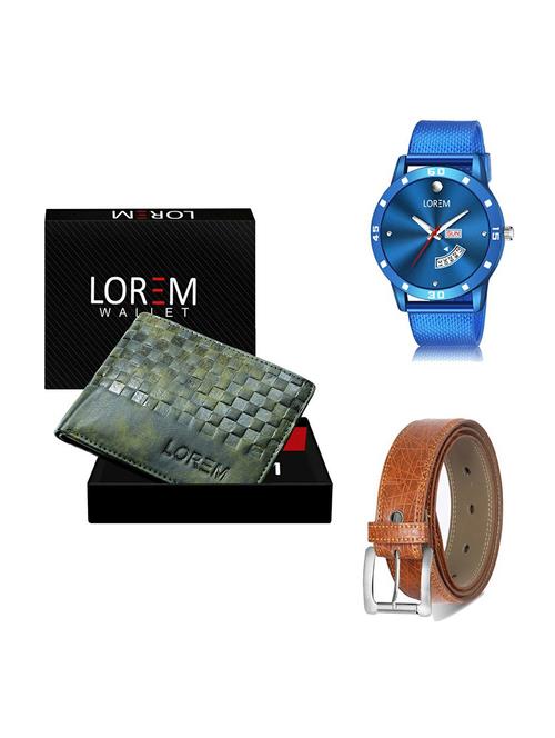 belt, wallet & watch gift combo - 19358608 - Very Small Image - 1