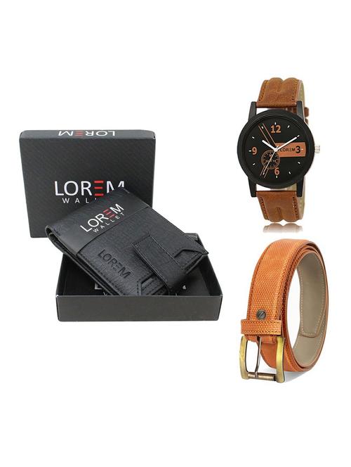 belt, wallet & watch gift combo - 19358635 - Very Small Image - 1