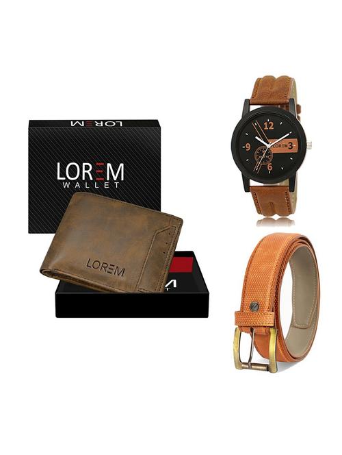 belt, wallet & watch gift combo - 19358683 - Very Small Image - 1