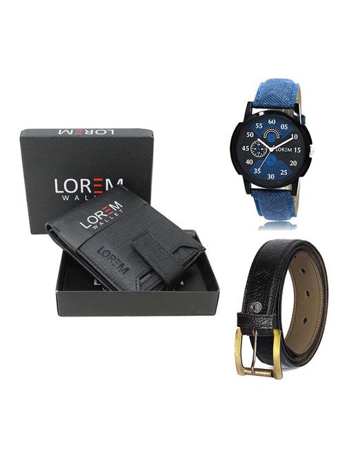 belt, wallet & watch gift combo - 19358771 - Very Small Image - 1