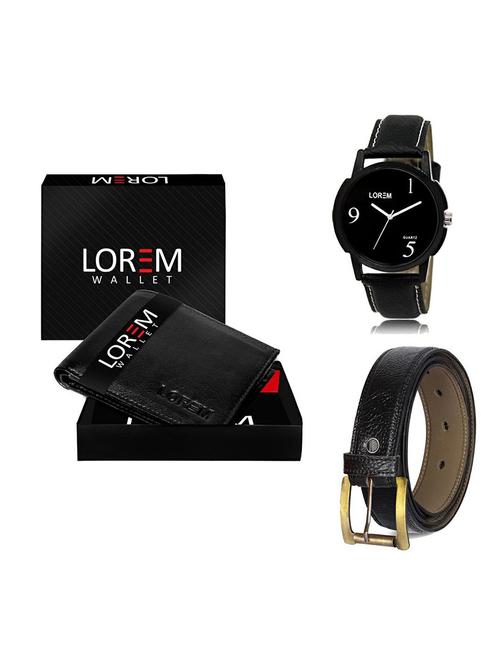 belt, wallet & watch gift combo - 19359332 - Very Small Image - 1