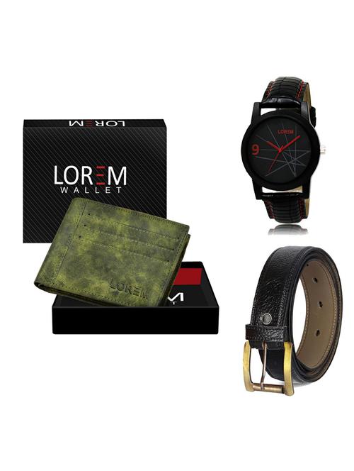belt, wallet & watch gift combo - 19359608 - Very Small Image - 1