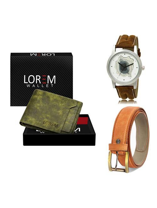 belt, wallet & watch gift combo - 19359739 - Very Small Image - 1