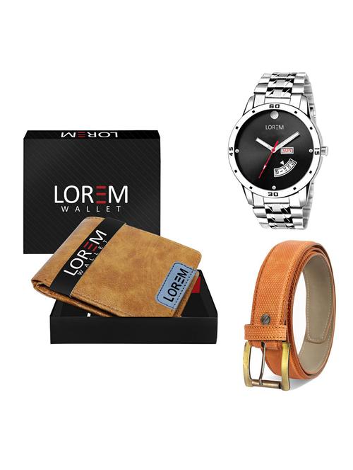 belt, wallet & watch gift combo - 19360264 - Very Small Image - 1