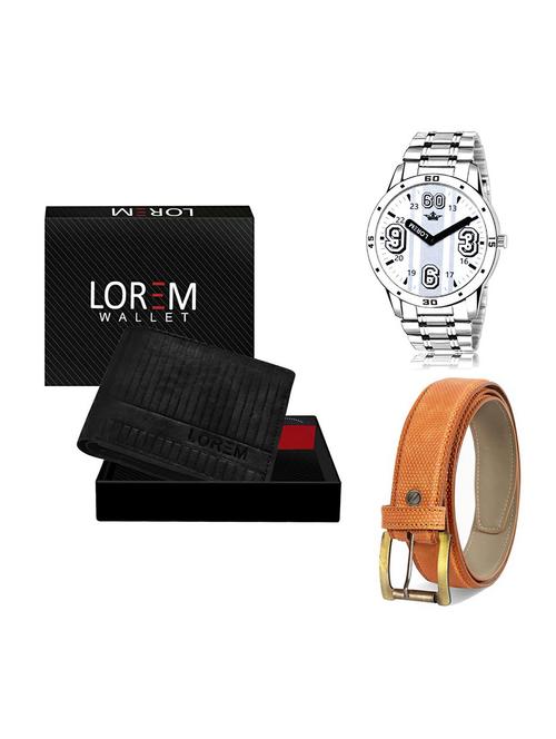 vbelt, wallet & watch gift combo - 19361134 - Very Small Image - 1