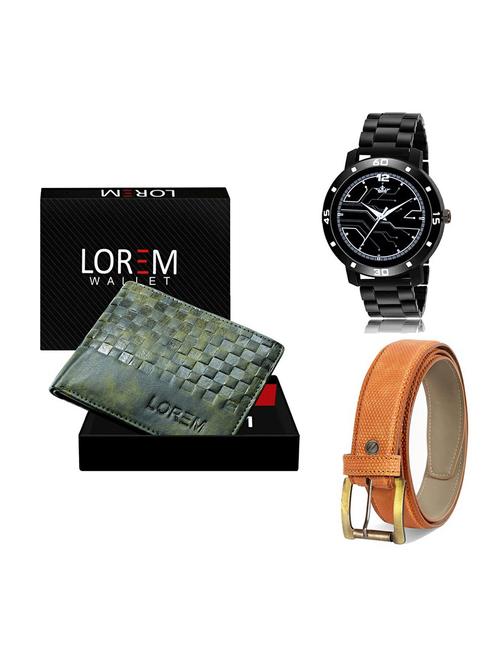 belt, wallet & watch gift combo - 19361425 - Very Small Image - 1