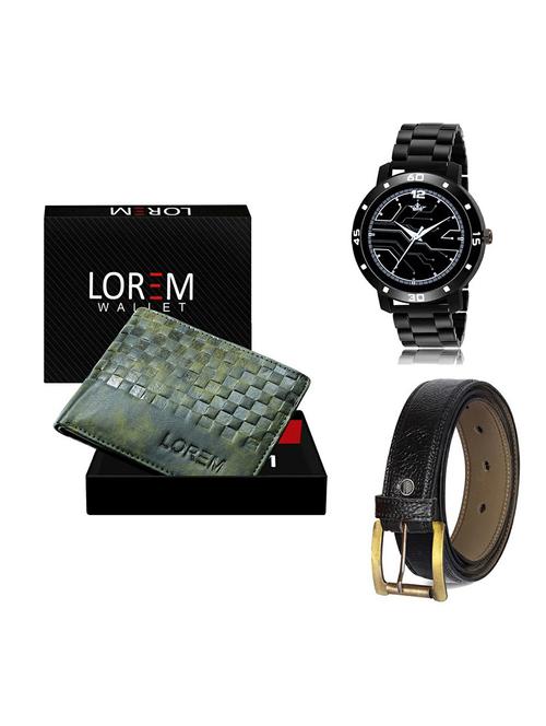belt, wallet & watch gift combo - 19361426 - Very Small Image - 1