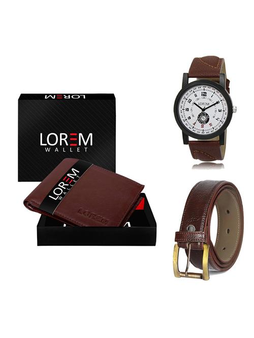 belt, wallet & watch gift combo - 19361490 - Very Small Image - 1