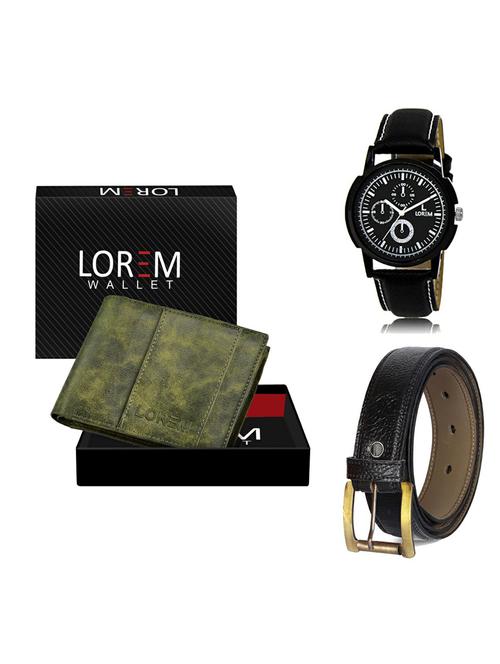 belt, wallet & watch gift combo - 19361636 - Very Small Image - 1
