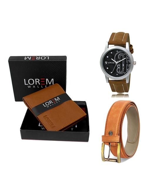 belt, wallet & watch gift combov - 19361725 - Very Small Image - 1