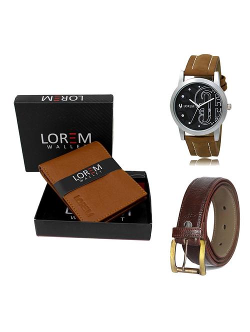 belt, wallet & watch gift combo - 19361727 - Very Small Image - 1