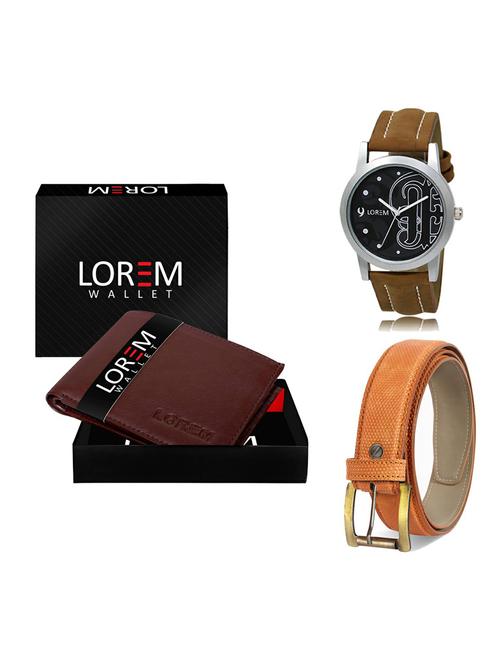 belt, wallet & watch gift combo - 19361758 - Very Small Image - 1