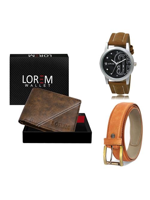 belt, wallet & watch gift combo - 19361812 - Very Small Image - 1
