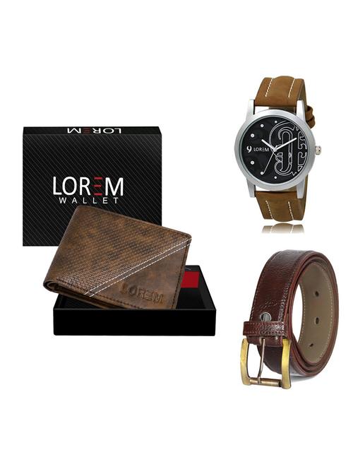 belt, wallet & watch gift combo - 19361814 - Very Small Image - 1
