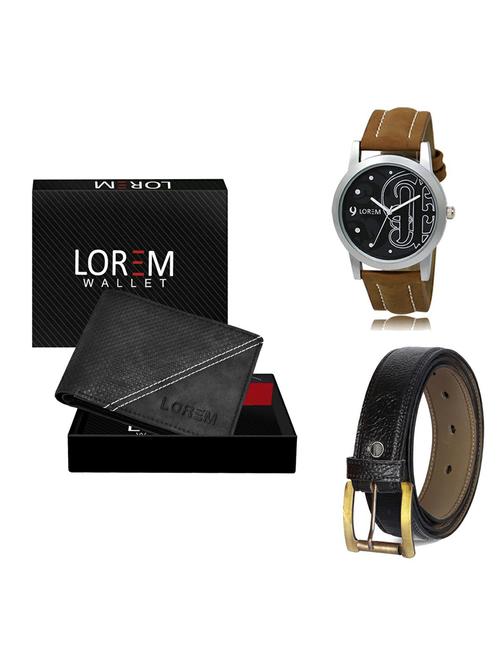 belt, wallet & watch gift combo - 19361822 - Very Small Image - 1