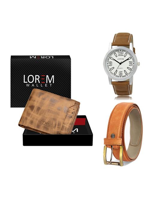 belt, wallet & watch gift combo - 19361914 - Very Small Image - 1