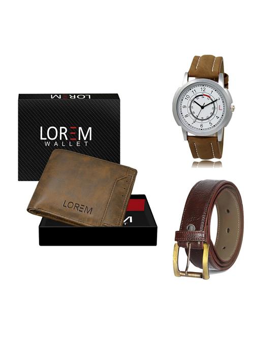 belt, wallet & watch gift combo - 19362195 - Very Small Image - 1