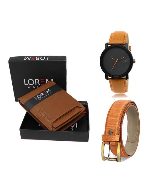 belt, wallet & watch gift combo - 19362538 - Very Small Image - 1