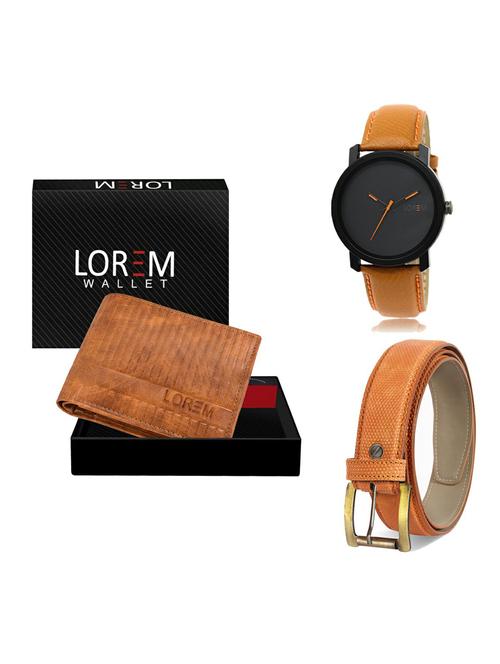 belt, wallet & watch gift combo - 19362613 - Very Small Image - 1