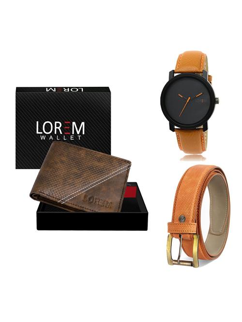 belt, wallet & watch gift combo - 19362622 - Very Small Image - 1