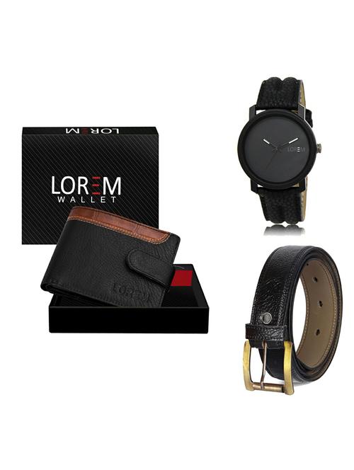 belt, wallet & watch gift combo - 19362797 - Very Small Image - 1