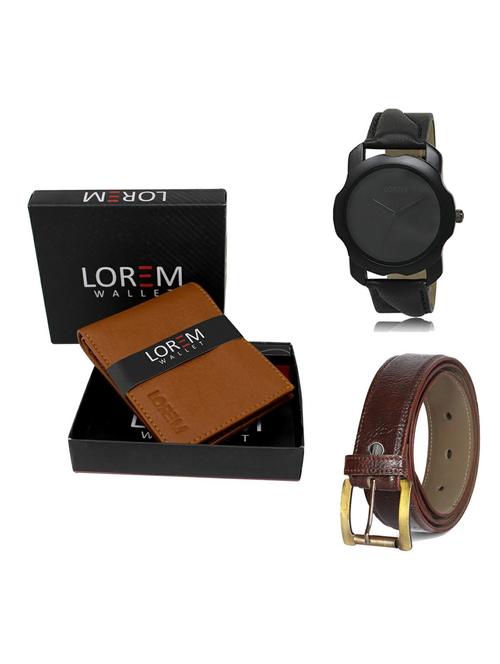 belt, wallet & watch gift combo - 19362807 - Very Small Image - 1
