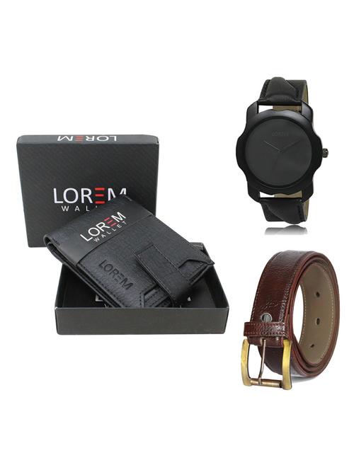 belt, wallet & watch gift combo - 19362822 - Very Small Image - 1