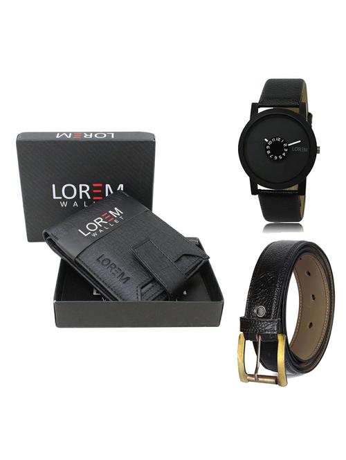 belt, wallet & watch gift combo - 19363226 - Very Small Image - 1