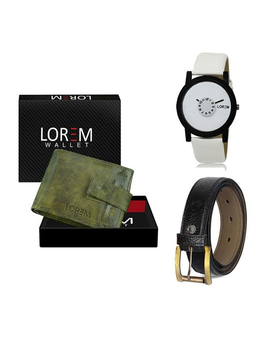 belt, wallet & watch gift combo - 19363408 - Very Small Image - 1