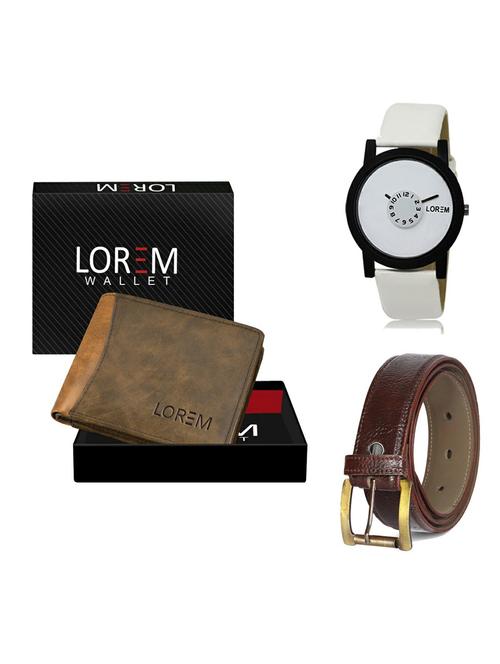 belt, wallet & watch gift combo - 19363421 - Very Small Image - 1