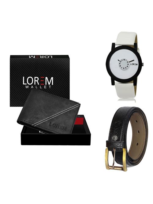 belt, wallet & watch gift combo - 19363447 - Very Small Image - 1