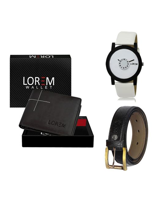 belt, wallet & watch gift combo - 19363465 - Very Small Image - 1