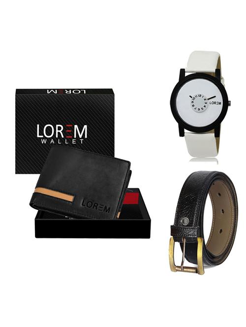 belt, wallet & watch gift combo - 19363468 - Very Small Image - 1