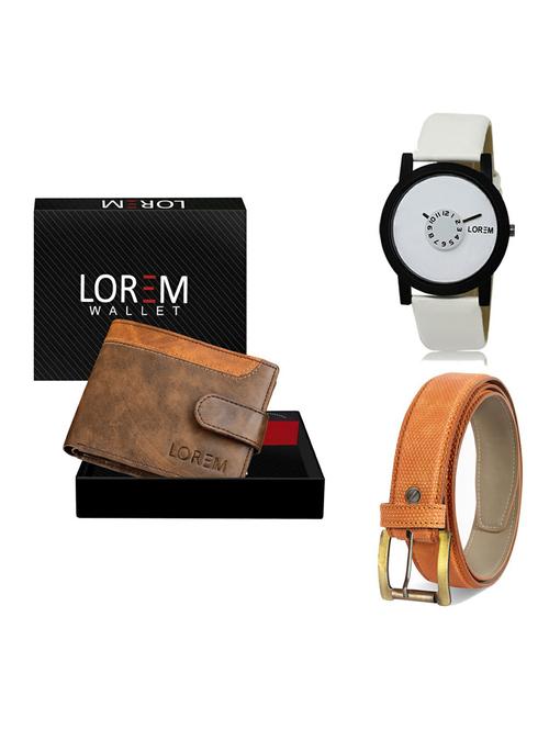 belt, wallet & watch gift combo - 19363473 - Very Small Image - 1