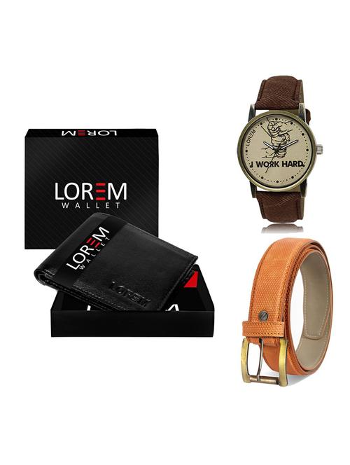 belt, wallet & watch gift combo - 19363791 - Very Small Image - 1