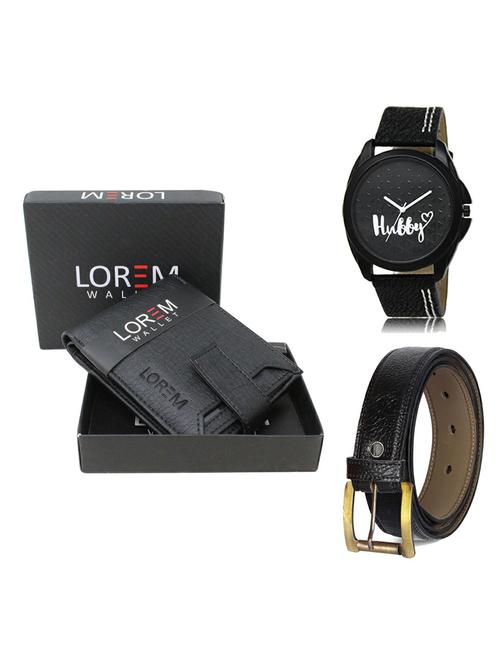 belt, wallet & watch gift combo - 19364041 - Very Small Image - 1