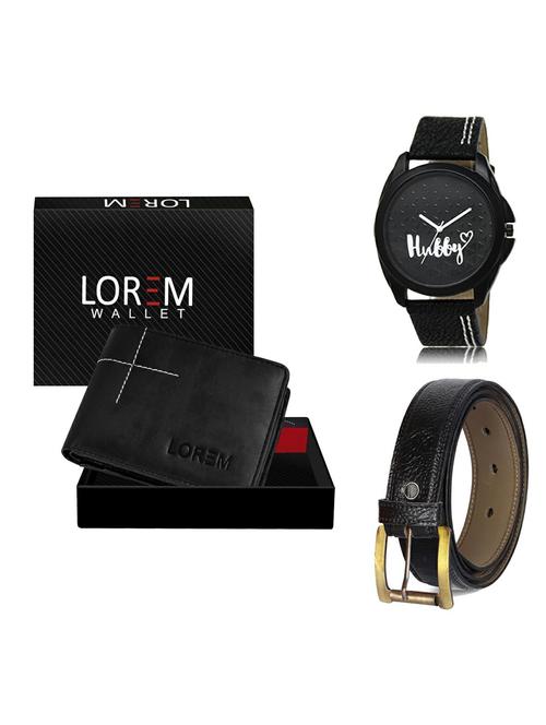 belt, wallet & watch gift combo - 19364137 - Very Small Image - 1