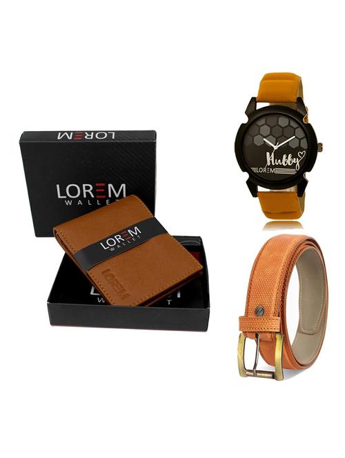 belt, wallet & watch gift combo - 19364163 - Very Small Image - 1