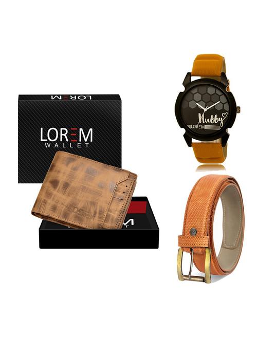 belt, wallet & watch gift combo - 19364217 - Very Small Image - 1