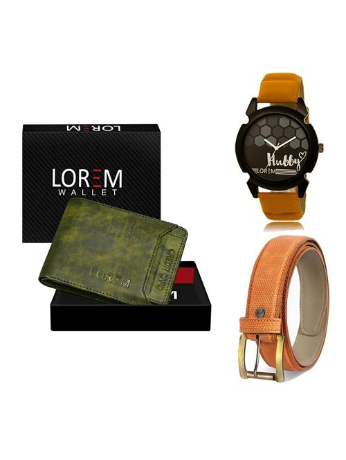 belt, wallet & watch gift combo - 19364235 - Very Small Image - 1