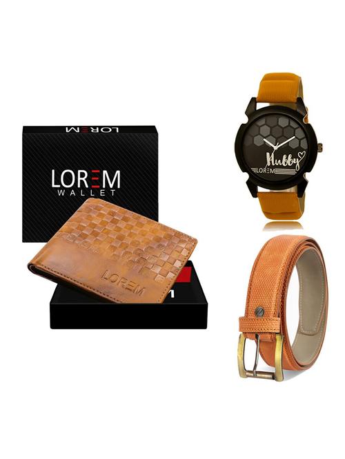 belt, wallet & watch gift combo - 19364265 - Very Small Image - 1