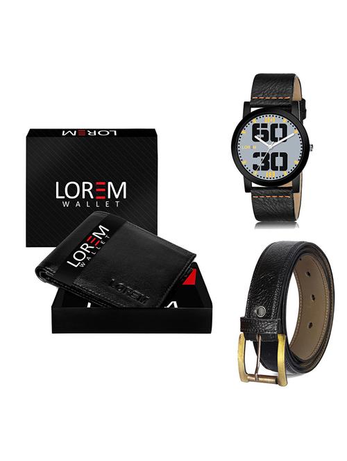 belt, wallet & watch gift combo - 19364664 - Very Small Image - 1
