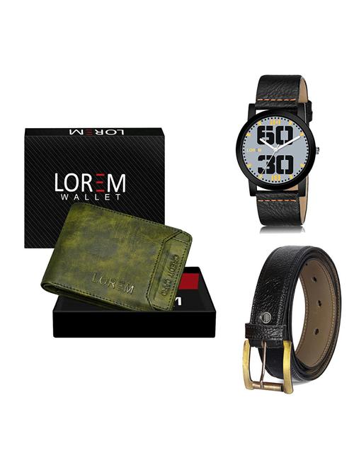 belt, wallet & watch gift combo - 19364700 - Very Small Image - 1