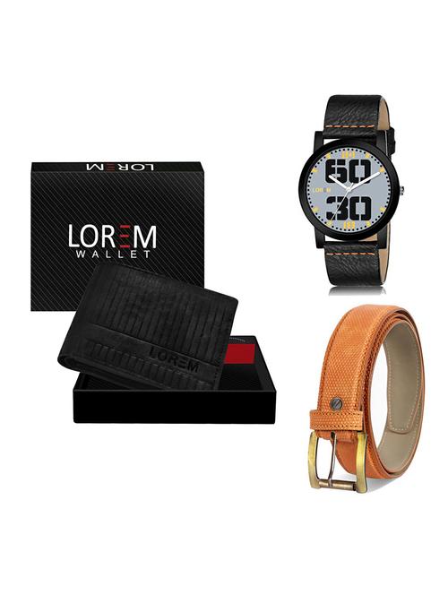 belt, wallet & watch gift combo - 19364711 - Very Small Image - 1