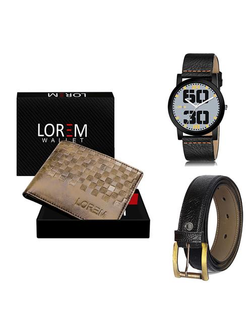 belt, wallet & watch gift combo - 19364727 - Very Small Image - 1