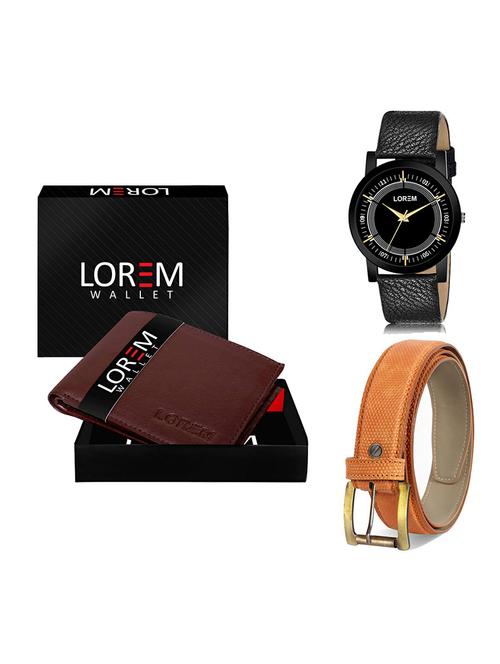belt, wallet & watch gift combo - 19364795 - Very Small Image - 1